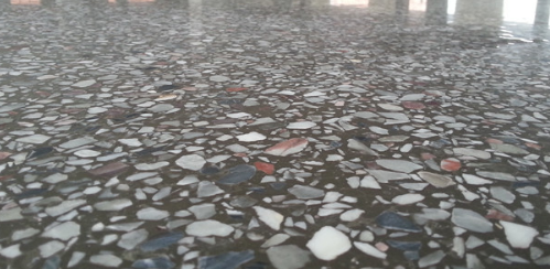 地面水磨石的优点  水磨石施工流程